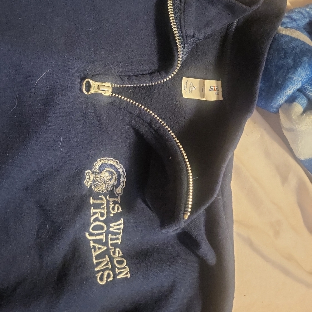 Jerzees XL Navy Youth Sweatshirt